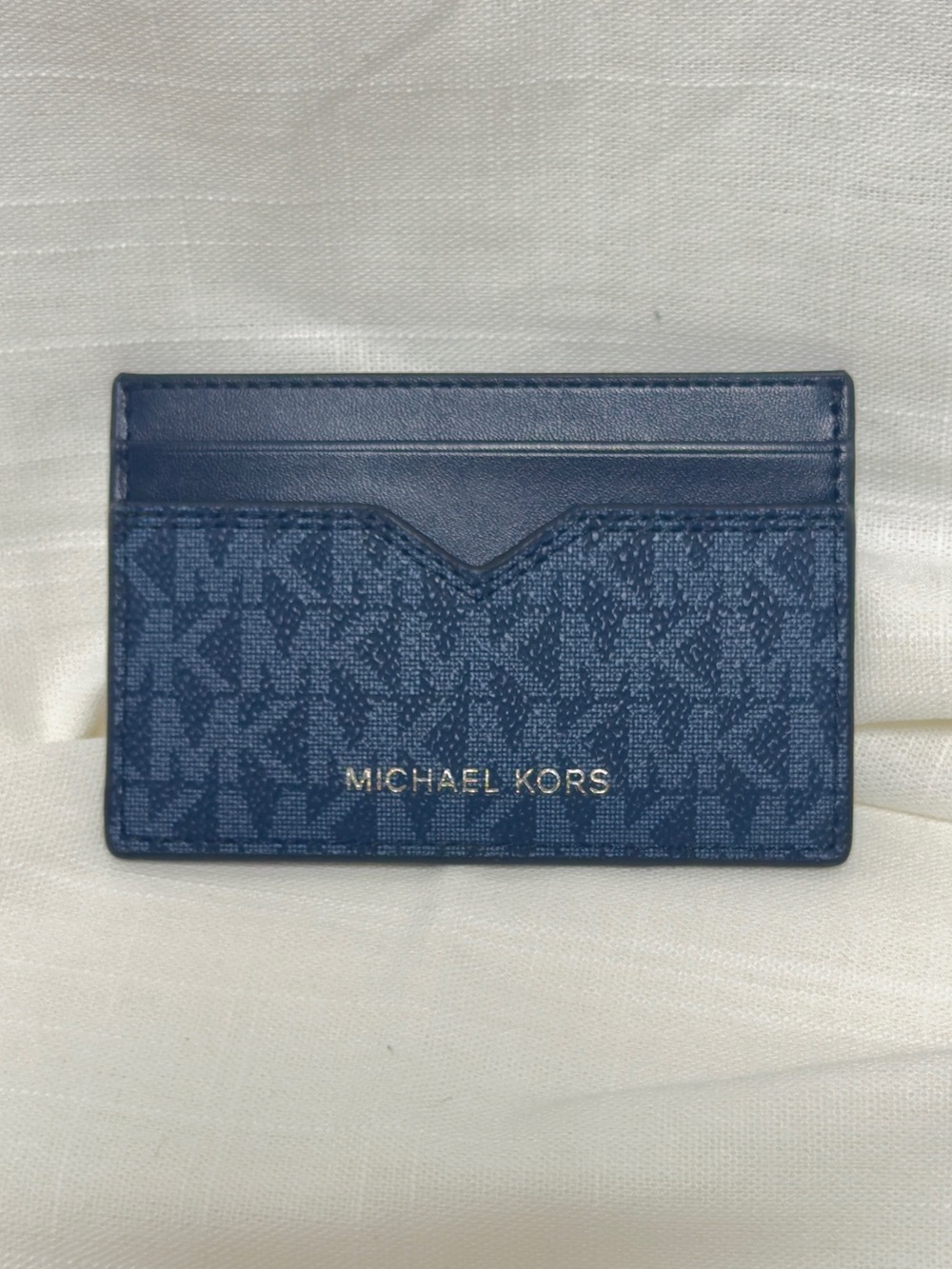 NWT💙Michael Kors Blue Hudson Logo Card Case

Style # 39F4LHDDOB